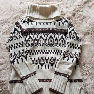 Madewell 100% merino wool patterned sweater